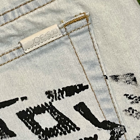 JOE'S JEANS Bleach Out' Denim CUTTOFF JEAN Shorts - Picture 2 of 6